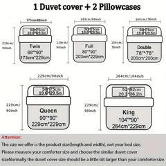 Plaid Tech Sense Digital Print Duvet Cover Set