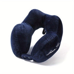 Soft Memory Foam Neck Pillow for Travel Office Airplane, Neck Pain Relief
