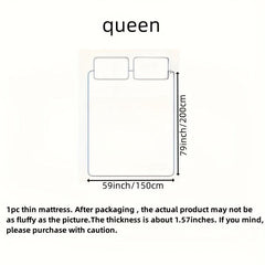 Velvet Thin Mattress Quilting Process Fluffy Warm Not Bound