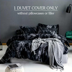 Marble Print Bedding Duvet Cover Soft Microfiber Skin-Friendly