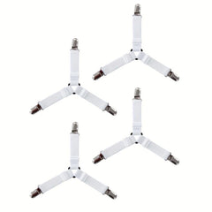 4pcs Adjustable Bed Sheet Fixing Clip Non-slip Tent Fixer
