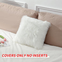 European Wool Plush Pillowcase Sofa Pillowcase - Pillow Not Included