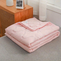 1pc Summer Quilt Polyester Fiber Bedding Soft Cozy Quilt Bedroom Guest Room