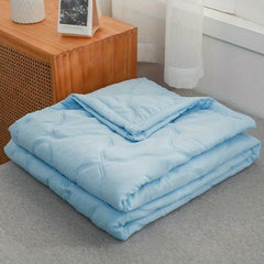 1pc Summer Quilt Polyester Fiber Bedding Soft Cozy Quilt Bedroom Guest Room