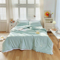 Cooling Milk Quilt Skin Friendly Machine Washable Air Conditioner Blanket