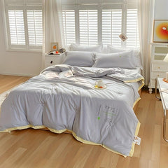 Cooling Milk Quilt Skin Friendly Machine Washable Air Conditioner Blanket