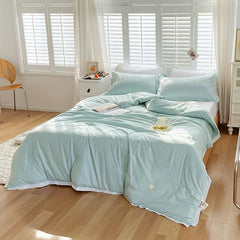 Cooling Milk Quilt Skin Friendly Machine Washable Air Conditioner Blanket