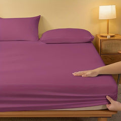Soft Brushed Fitted Sheet - Purple Solid Color