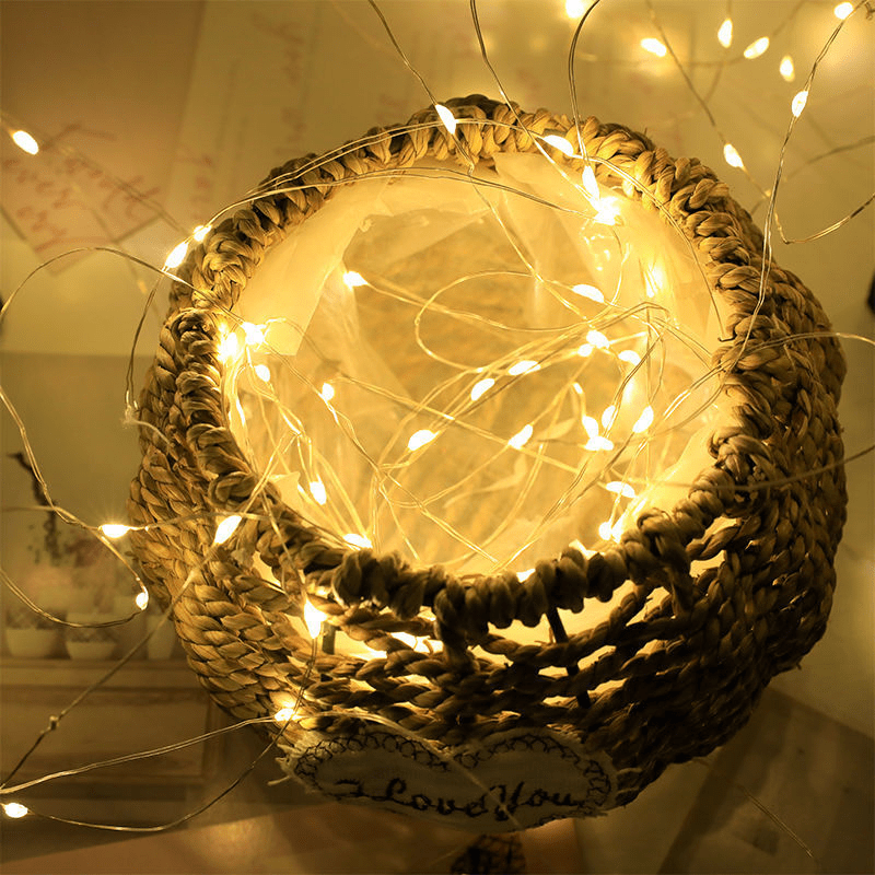 Waterproof Fairy String Lights 50/100LED Operated Copper Wire Decorative Light
