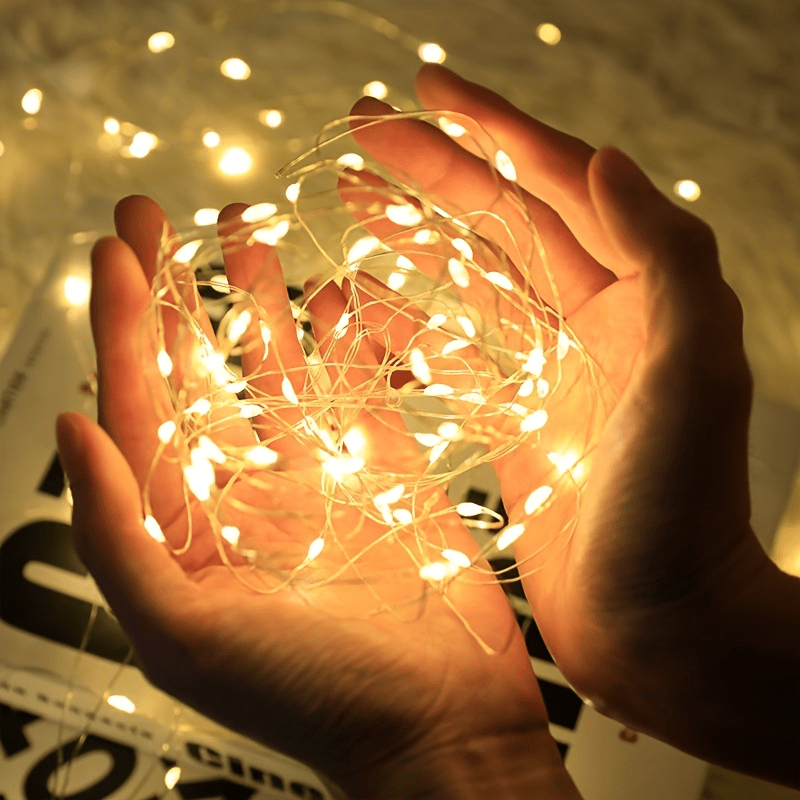 Waterproof Fairy String Lights 50/100LED Operated Copper Wire Decorative Light