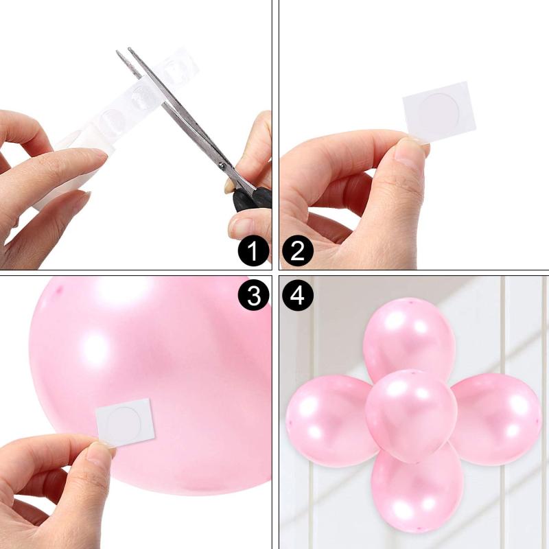 100 Balloon Glue Dot Double Sided Tape Party Birthday Wedding Decoration