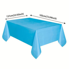 Festive Rectangle Tablecloth For Parties & Events - Easy to Wipe & Decorate