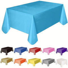 Festive Rectangle Tablecloth For Parties & Events - Easy to Wipe & Decorate