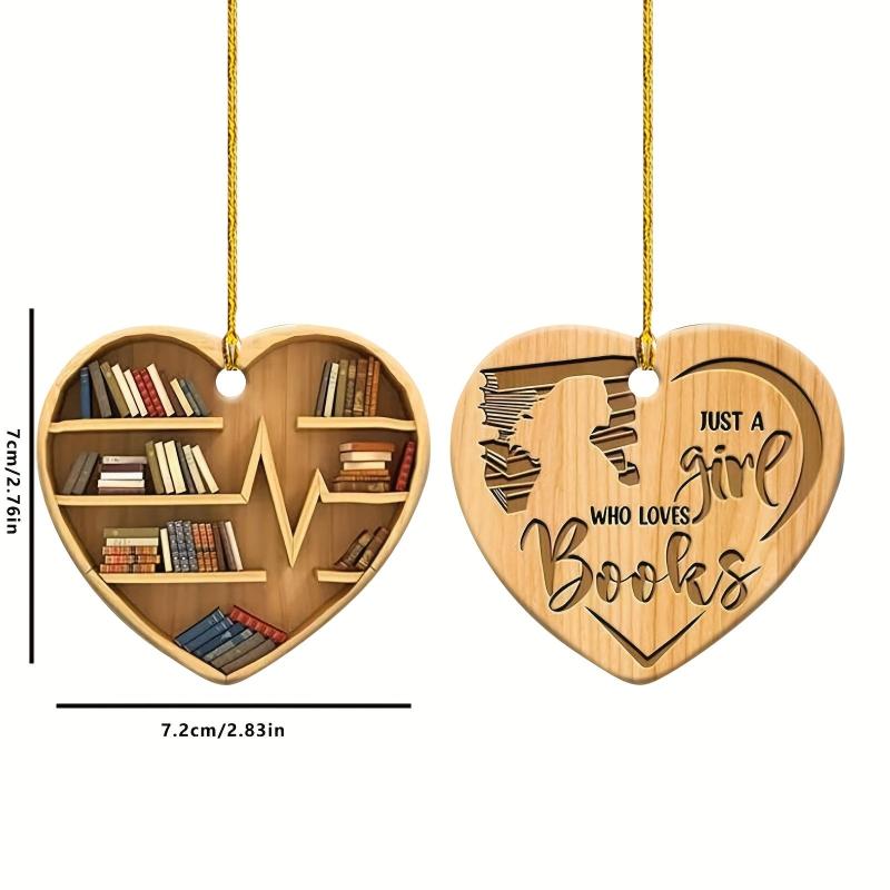 Bookshelf Ornaments For Book Creative Small Gift Holiday Accessory