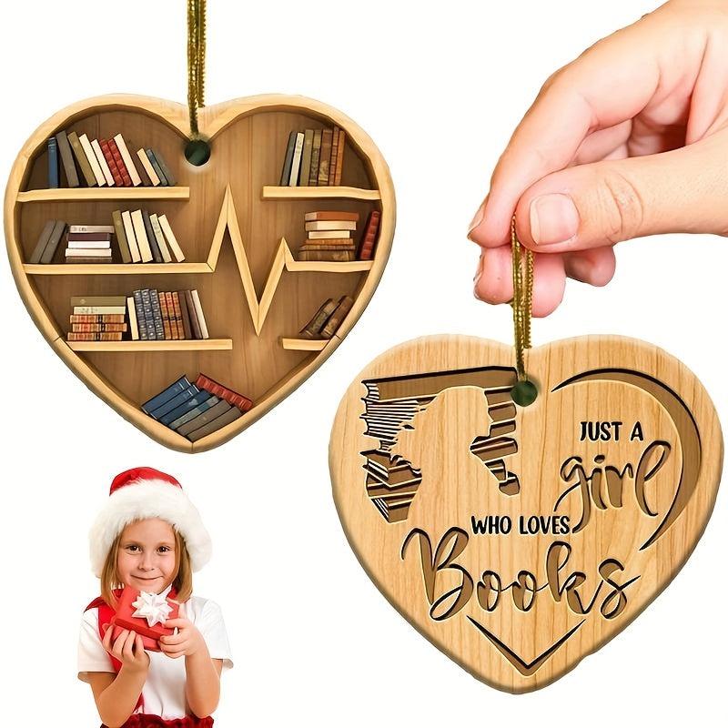 Bookshelf Ornaments For Book Creative Small Gift Holiday Accessory