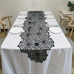 Gothic Halloween Lace Table Runner 44x180cm