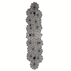 Gothic Halloween Lace Table Runner 44x180cm