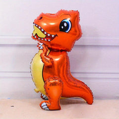 Dinosaur Foil Balloons and Banner for Birthday Party - Cartoon Dinosaur Balloons