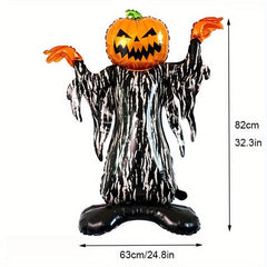 Halloween Large Standing Balloon Cartoon Shape Aluminum Film Balloon