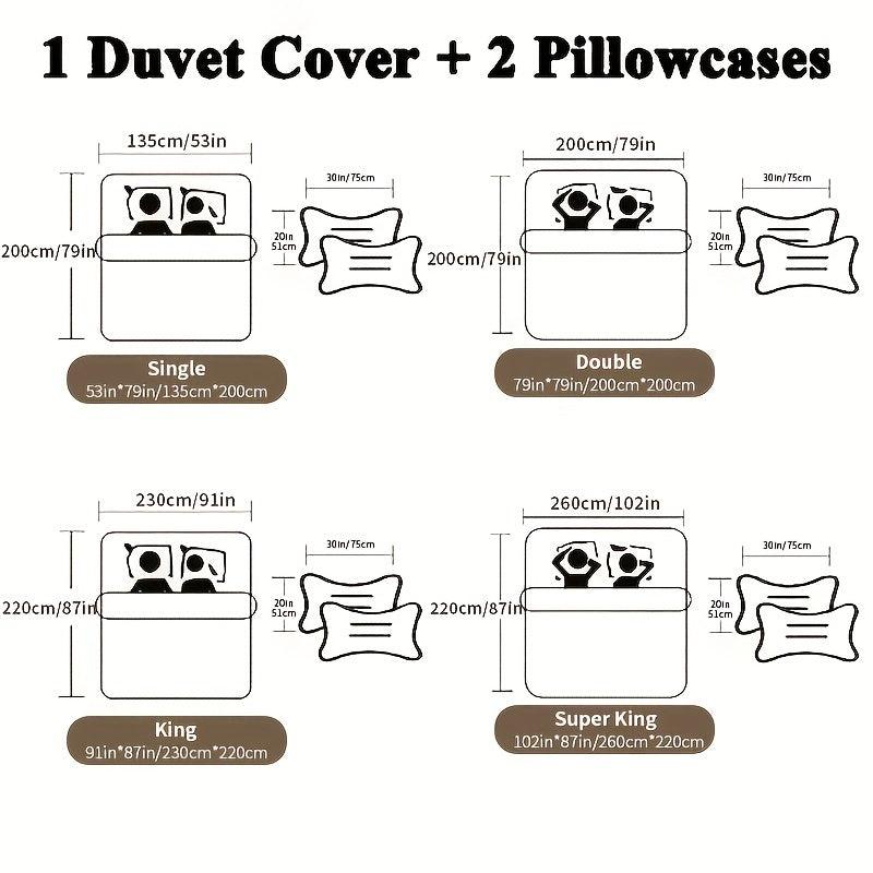 Polyester Bedding Set Duvet Cover Pillowcase