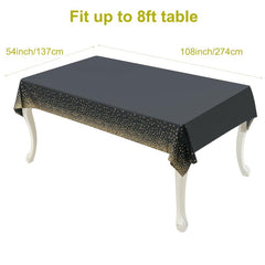 Plastic Tablecloth 108 x54 Party Decorations