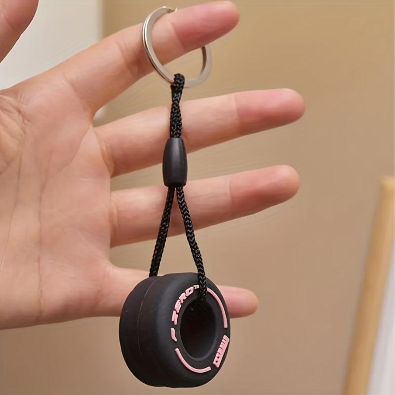 Cartoon PVC Soft Rubber Keychain Unique Car Bag Key Ring Gift