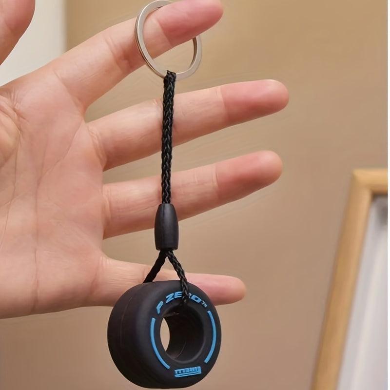 Cartoon PVC Soft Rubber Keychain Unique Car Bag Key Ring Gift