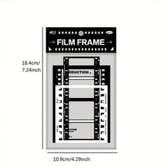 15 Sheets Transparent Retro Adhesive Sheet Sticker Pack for Scrapbooking