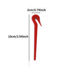 4pcs Elastic Hair Bands Remover Pony Picks Hair Ties Cutting Party Supplies