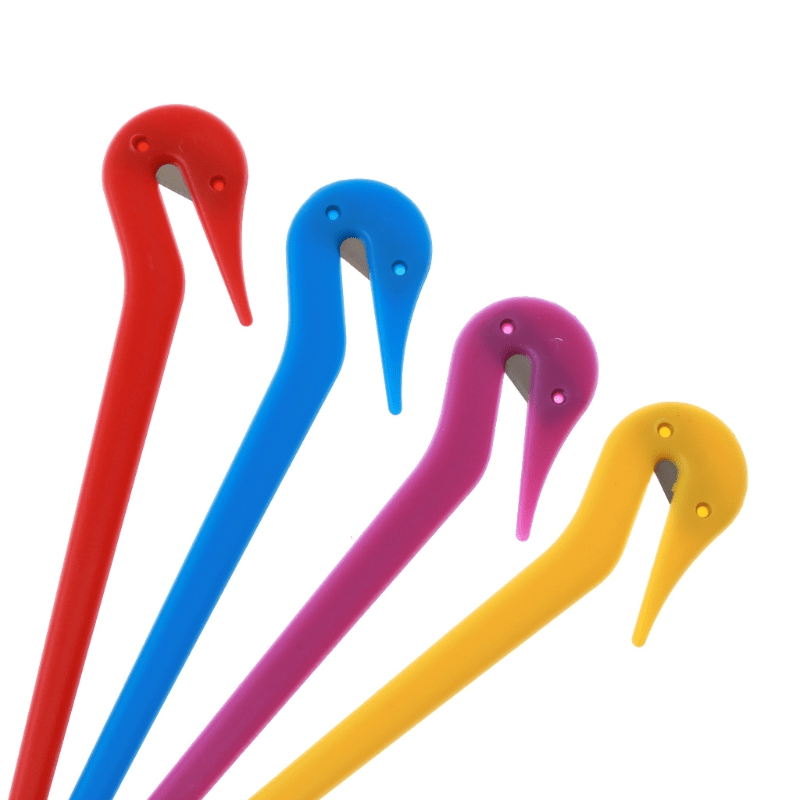 4pcs Elastic Hair Bands Remover Pony Picks Hair Ties Cutting Party Supplies
