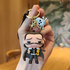 Big Head Anime Doll Keychain Ace Backpack Pendant Party Gift