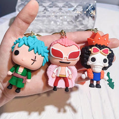 Big Head Anime Doll Keychain Ace Backpack Pendant Party Gift