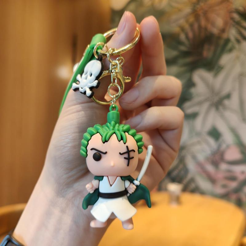 Big Head Anime Doll Keychain Ace Backpack Pendant Party Gift