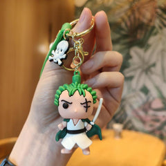 Big Head Anime Doll Keychain Ace Backpack Pendant Party Gift