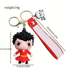 Big Head Anime Doll Keychain Ace Backpack Pendant Party Gift