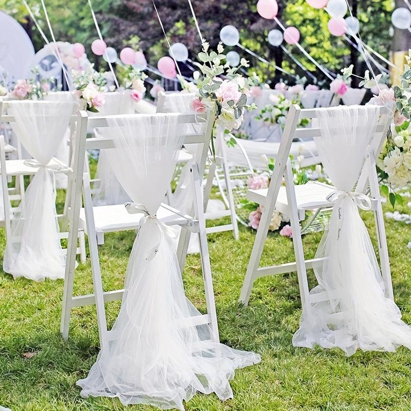 10M Wedding Arch Drape Organza Fabric Decoration Roll