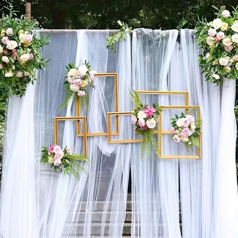10M Wedding Arch Drape Organza Fabric Decoration Roll