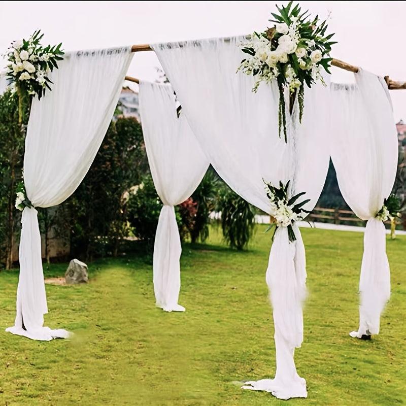 10M Wedding Arch Drape Organza Fabric Decoration Roll