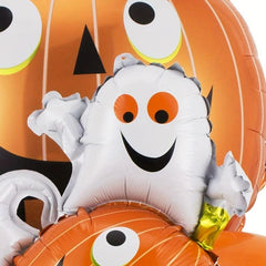 13pcs Halloween Spooky Pumpkin Balloon Decor