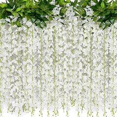 Artificial Wisteria Vine Silk Flowers Garland for Wedding Arch