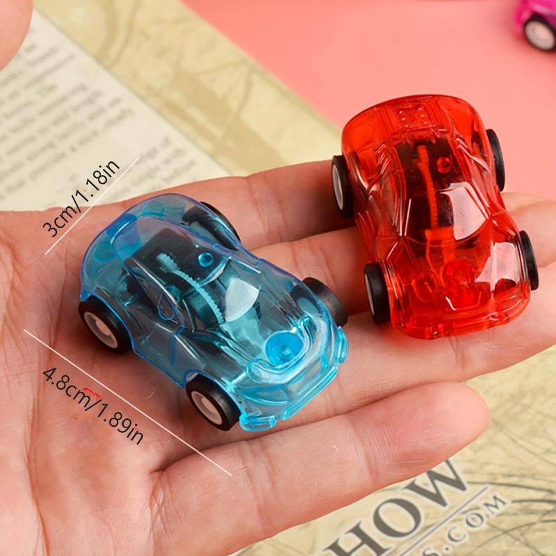 10pcs Educational Transparent Pull Back Car Toy for Kids