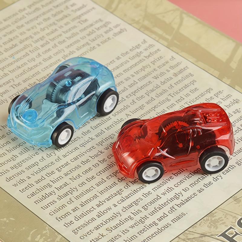 10pcs Educational Transparent Pull Back Car Toy for Kids