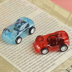 10pcs Educational Transparent Pull Back Car Toy for Kids