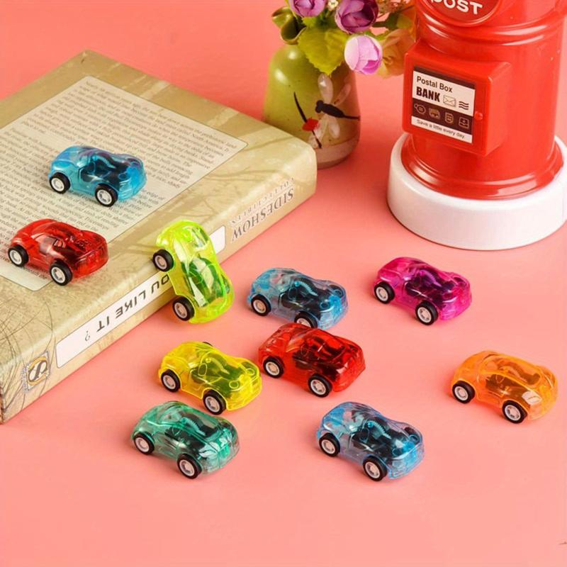 10pcs Educational Transparent Pull Back Car Toy for Kids