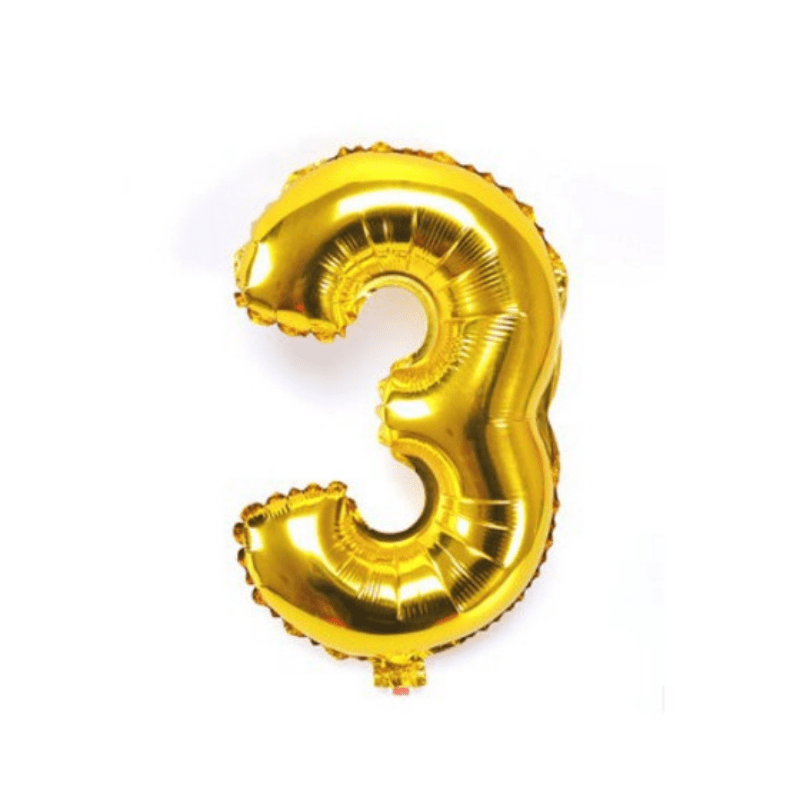 1pc Golden Foil Number Balloons 40 Birthday Party Decoration