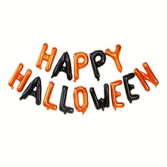 54pcs Halloween Decor Balloon Garland Orange Balloon Arch Happy Halloween Party