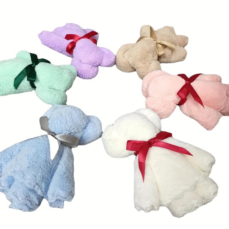 Plush Bear Towel With Bag Gift Set - Cute Cartoon Doll Towel