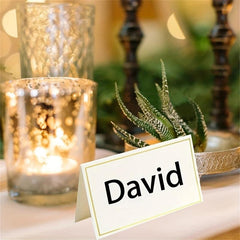 30pcs Place Cards Seating Number Name Card Room Decor Wedding Party Favor