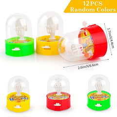 12pcs Mini Finger Basketball Court Game Interactive Table Game