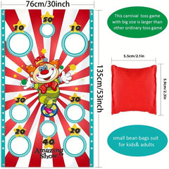 4th Of July Decor Independence Carnival Circus Games Sandbag Flag Party